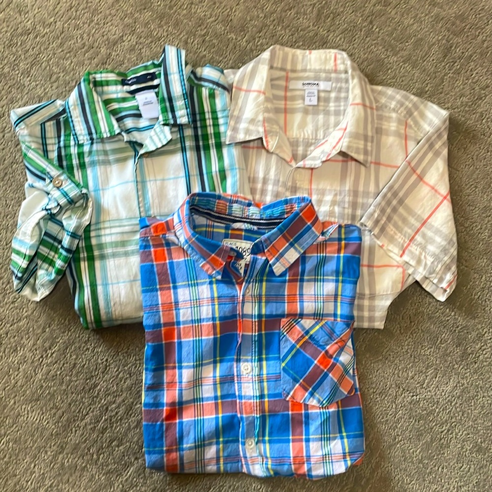 USED lot of boys dress shirts - LG (14-16) - Children’s Place, Sonoma, GapKids
